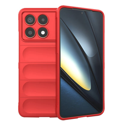 Puzdro pre Xiaomi Poco F6 Pro, Techsuit, Magic Shield, Červené