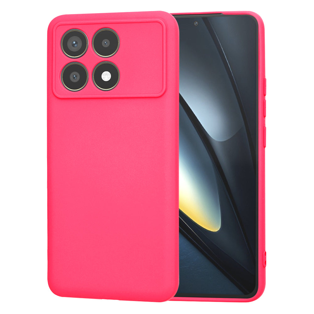 Obal na Xiaomi Poco F6 Pro, Techsuit, SoftFlex, tmavoružový