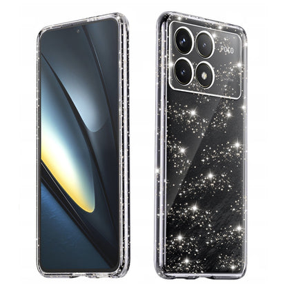 Puzdro pre Xiaomi Poco F6 Pro, Techsuit, SparkleSkin, Priehľadné