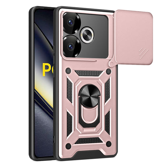 Puzdro pre Xiaomi Poco F6, Techsuit, CamShield, Ružové