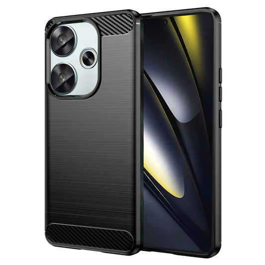 Obal na Xiaomi Poco F6, Techsuit, Karbón, Čierny