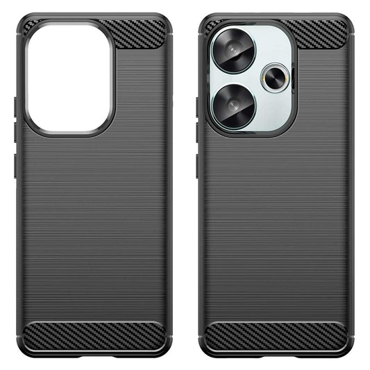 Obal na Xiaomi Poco F6, Techsuit, Karbón, Čierny