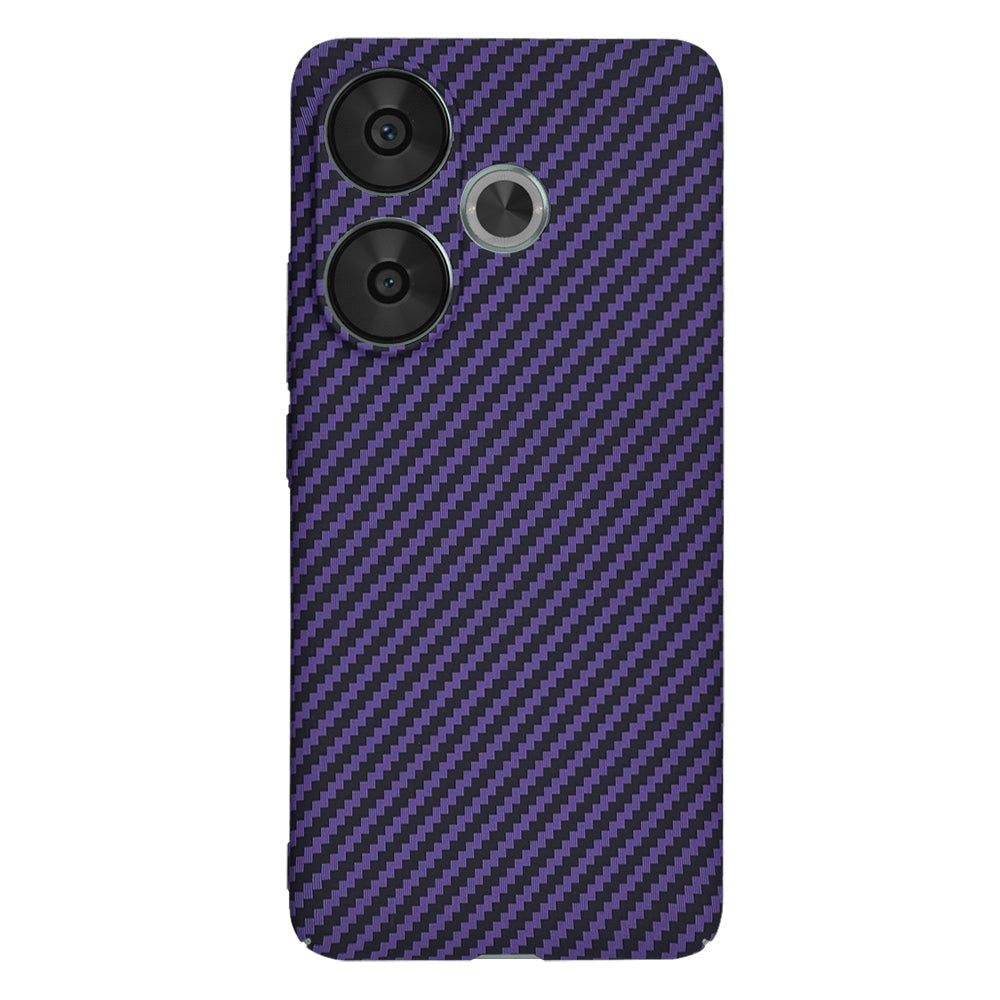 Puzdro pre Xiaomi Poco F6, Techsuit, Carbonite FiberShell, Fialová