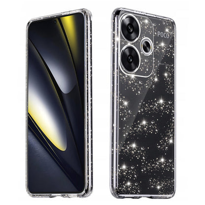 Puzdro pre Xiaomi Poco F6, Techsuit, SparkleSkin, Priehľadné