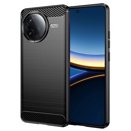 Puzdro pre Xiaomi Poco F7 Pro, Techsuit, Karbón, Čierne