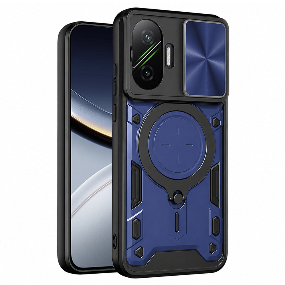 Puzdro pre Xiaomi Poco F7, Techsuit, CamGuard Pro, Modré