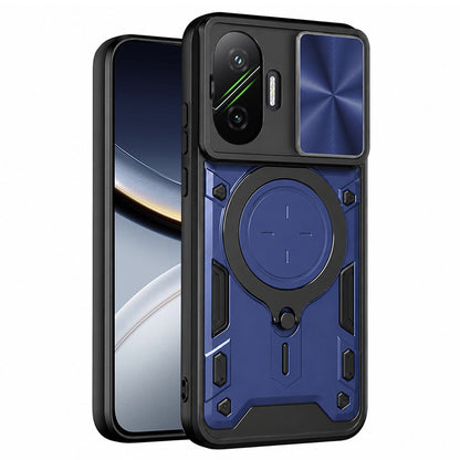 Puzdro pre Xiaomi Poco F7, Techsuit, CamGuard Pro, Modré