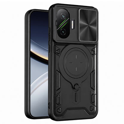 Puzdro pre Xiaomi Poco F7, Techsuit, CamGuard Pro, Čierne