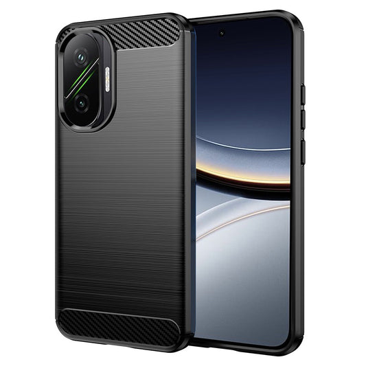 Puzdro pre Xiaomi Poco F7, Techsuit, Karbón, Čierne