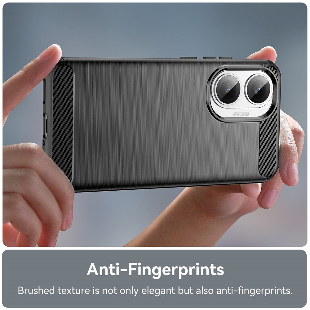 Puzdro pre Xiaomi Poco F7, Techsuit, Karbón, Čierne