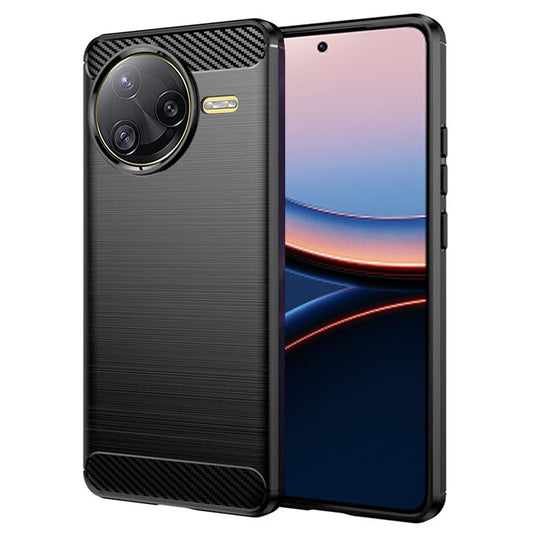 Puzdro pre Xiaomi Poco F7 Ultra, Techsuit, Karbón, Čierne