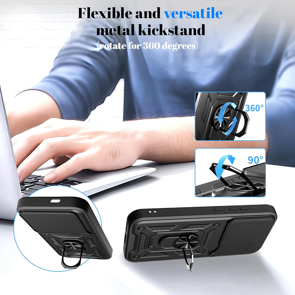 Puzdro pre Xiaomi Poco F8 Pro, Techsuit, CamShield, Čierne