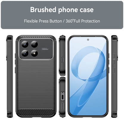 Puzdro pre Xiaomi Poco F8 Pro, Techsuit, Carbon, Čierne