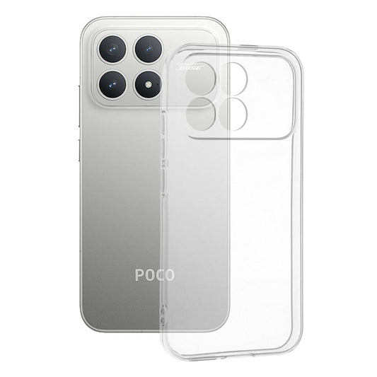 Puzdro pre Xiaomi Poco F8 Pro, Techsuit, Clear, Transparentné