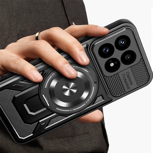 Puzdro pre Xiaomi Poco F8 Pro, Techsuit, RuggedCam, Čierne