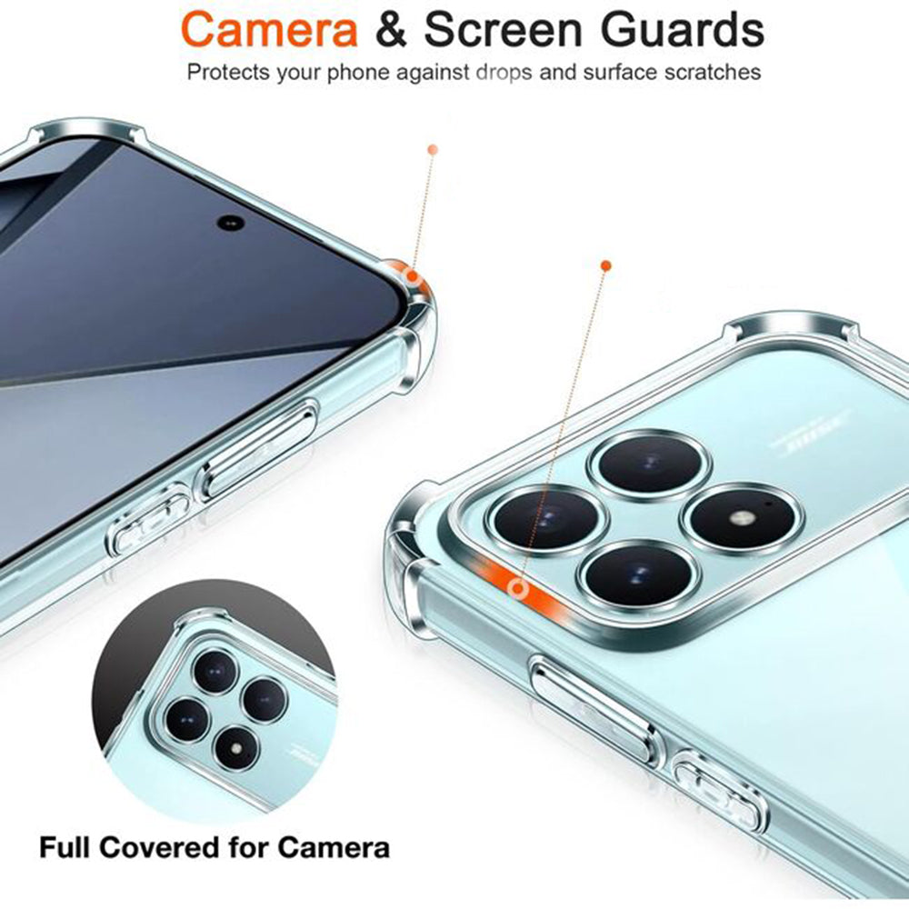 Puzdro pre Xiaomi Poco F8 Pro, Techsuit, Shockproof Clear, Transparentné