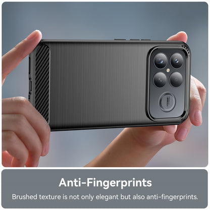 Puzdro pre Xiaomi Poco F8 Ultra, Techsuit, Carbon, Čierne