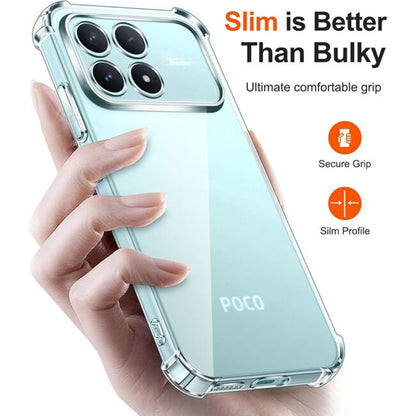 Puzdro pre Xiaomi Poco F8 Ultra, Techsuit, Shockproof Clear, Transparent