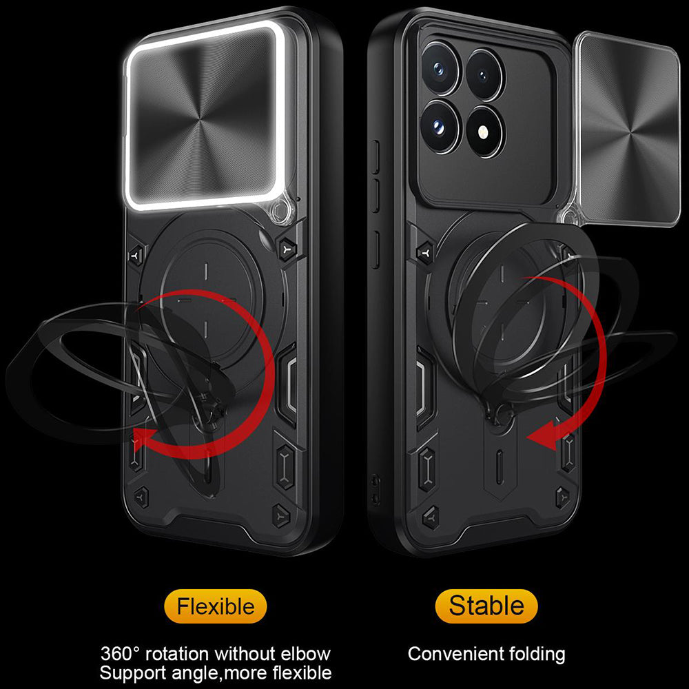 Puzdro pre Xiaomi Poco F9 Pro, Techsuit, CamGuard Pro, Modré