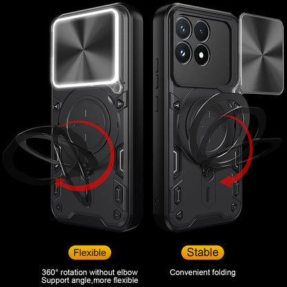 Puzdro pre Xiaomi Poco F9 Pro, Techsuit, CamGuard Pro, Modré