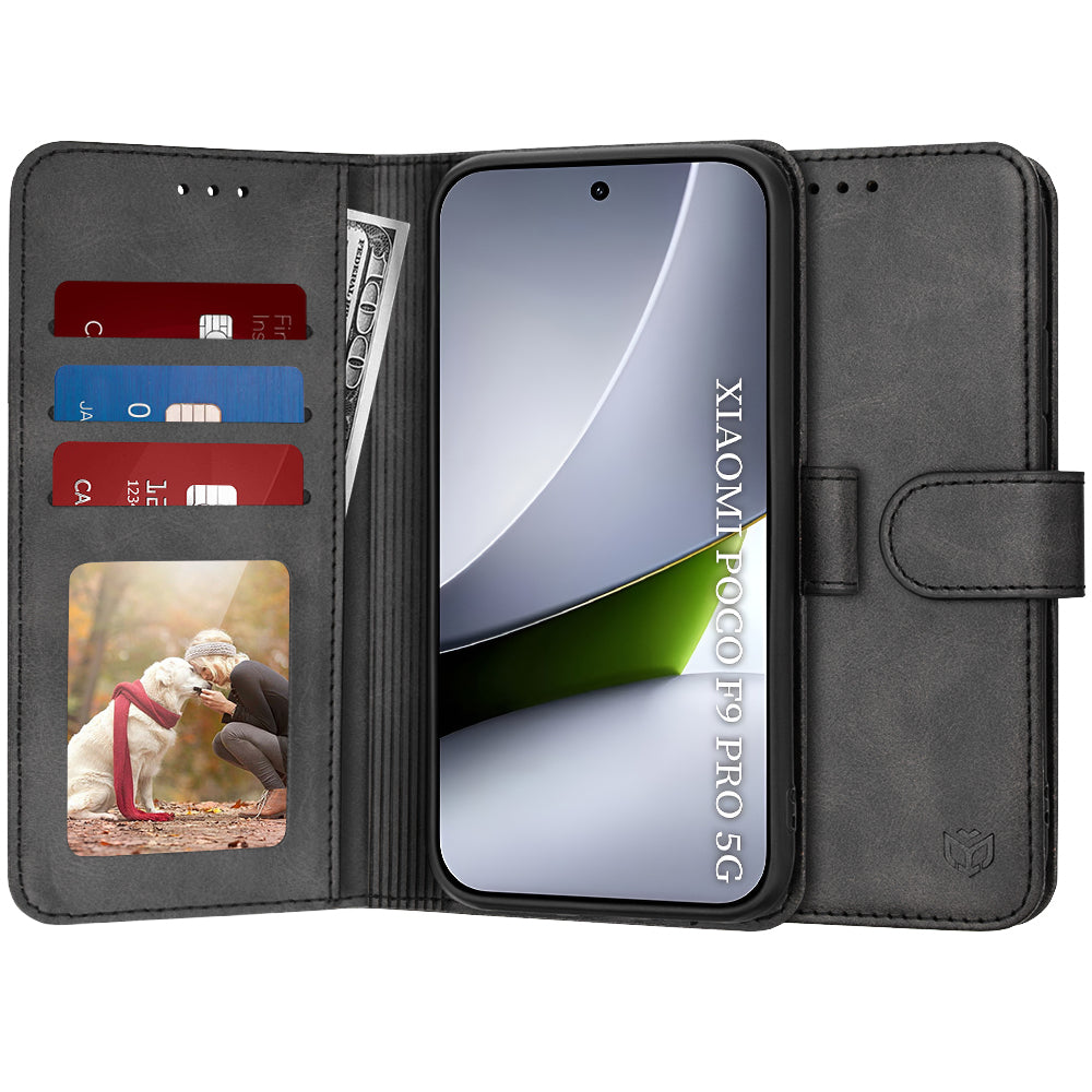 Puzdro pre Xiaomi Poco F9 Pro, Techsuit, Diary Book, čierne