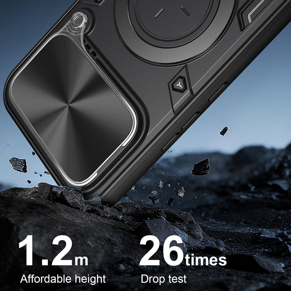 Puzdro pre Xiaomi Poco F9 Ultra, Techsuit, CamGuard Pro, čierne