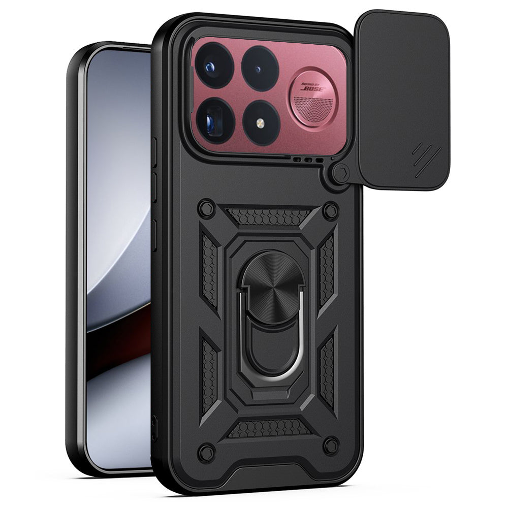 Puzdro na Xiaomi Poco F9 Ultra, Techsuit, CamShield, čierne