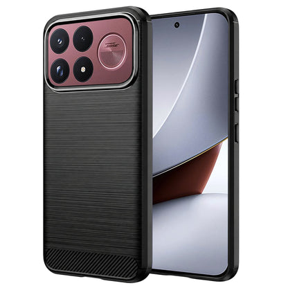 Puzdro pre Xiaomi Poco F9 Ultra, Techsuit, Carbon, čierne