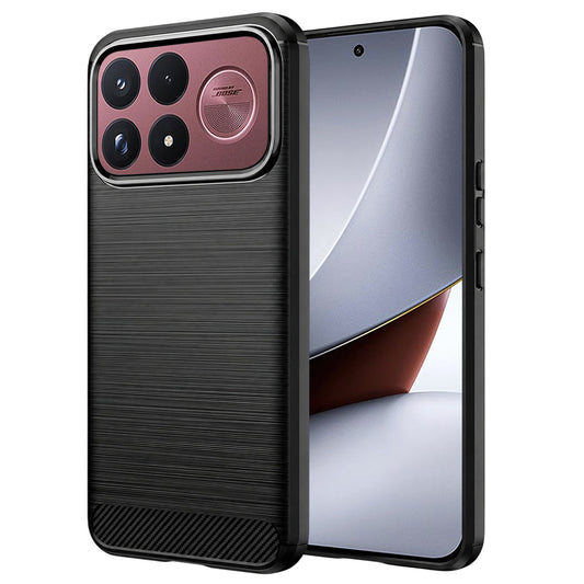 Puzdro pre Xiaomi Poco F9 Ultra, Techsuit, Carbon, čierne