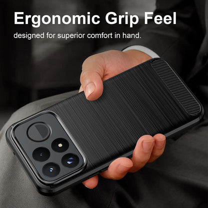 Puzdro pre Xiaomi Poco F9 Ultra, Techsuit, Carbon, čierne