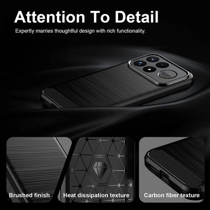 Puzdro pre Xiaomi Poco F9 Ultra, Techsuit, Carbon, čierne