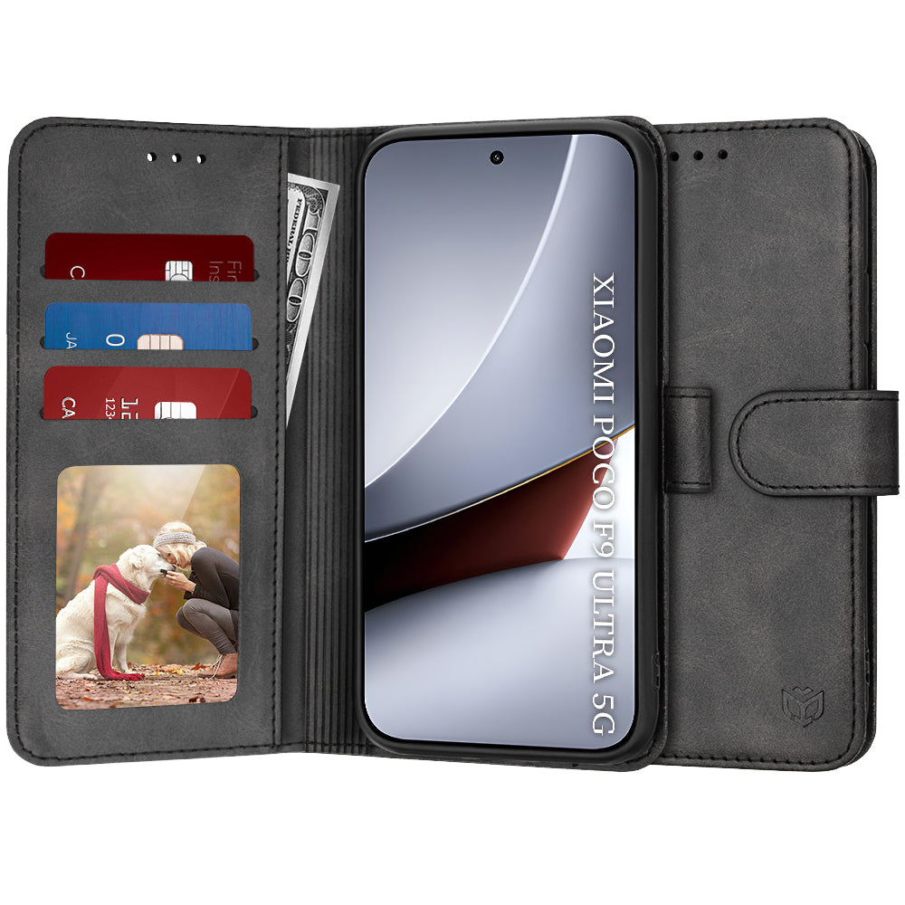 Puzdro pre Xiaomi Poco F9 Ultra, Techsuit, Diary Book, čierne