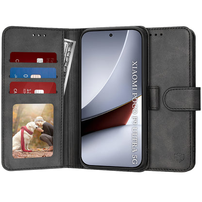 Puzdro pre Xiaomi Poco F9 Ultra, Techsuit, Diary Book, čierne