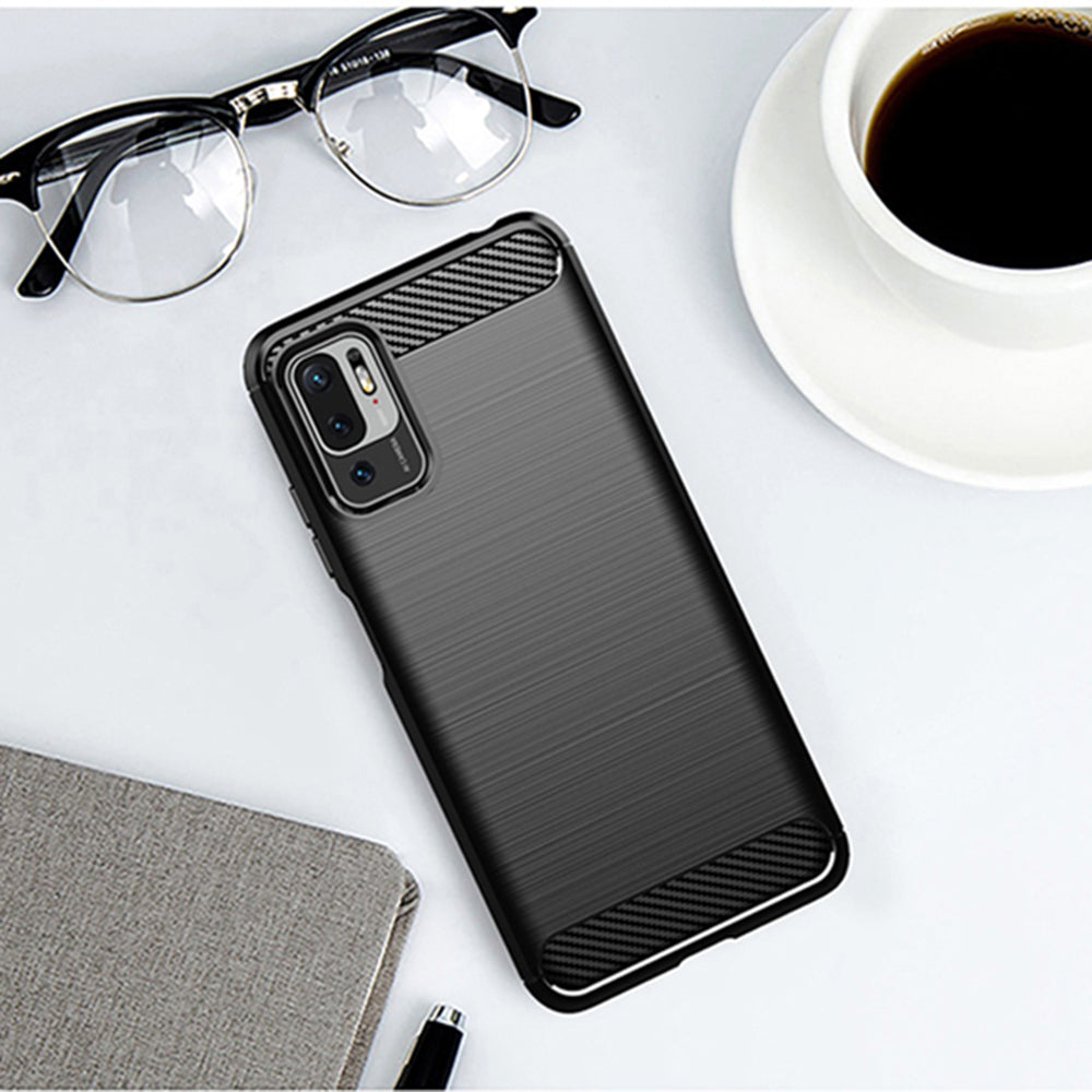 Case for Xiaomi Poco M3 Pro 5G / Redmi Note 10 5G, Techsuit, Carbon, Black