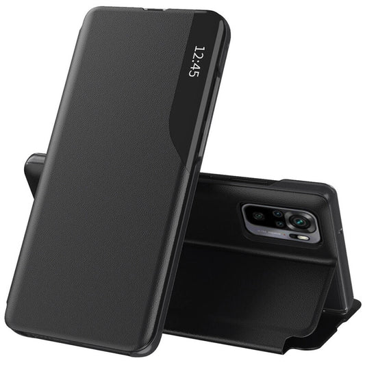 Puzdro pre Xiaomi Poco M5s / Redmi Note 10S / Note 10, Techsuit, eFold, Čierna