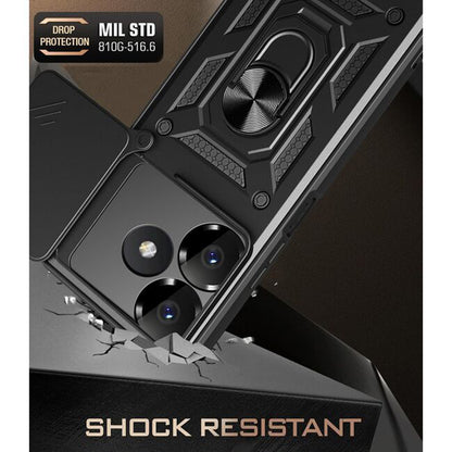 Puzdro pre Xiaomi Poco M6 4G / Redmi 13, Techsuit, CamShield, Modrá