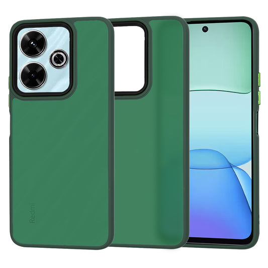 Puzdro pre Xiaomi Poco M6 4G / Redmi 13, Techsuit, HaloFrost, Zelené
