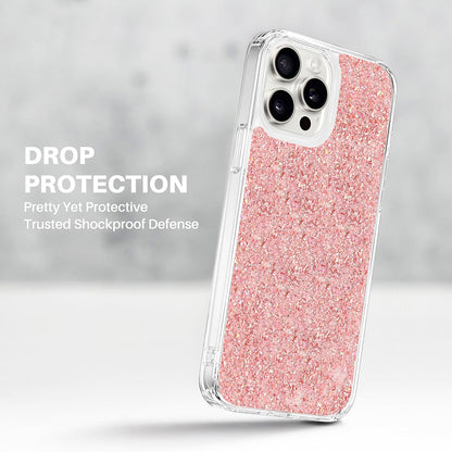 Puzdro pre Xiaomi Poco M6 / C65 / Redmi 13C 5G / 13C, Techsuit, Sparkly Glitter, Ružová
