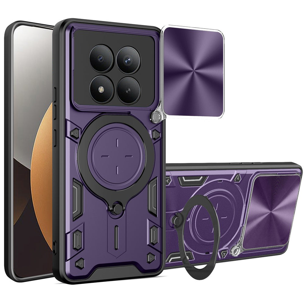 Puzdro pre Xiaomi Poco M8 Pro / Redmi Note 15 Pro+ 5G, Techsuit, CamGuard Pro, Fialové