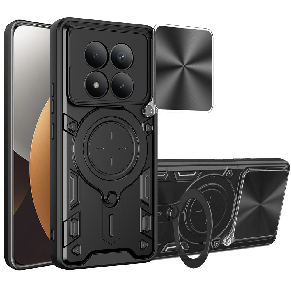 Puzdro pre Xiaomi Poco M8 Pro / Redmi Note 15 Pro+ 5G, Techsuit, CamGuard Pro, Čierne