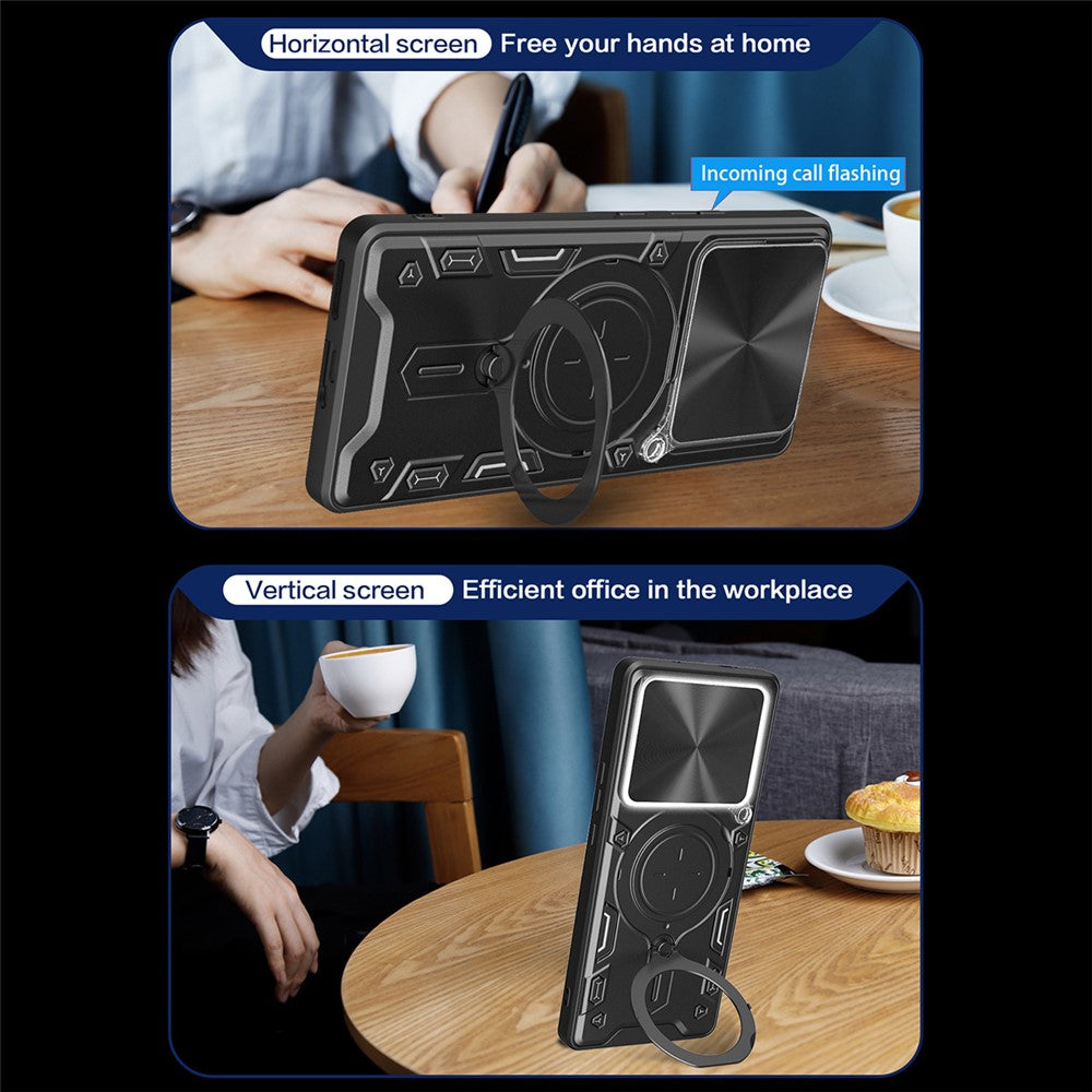 Puzdro pre Xiaomi Poco M8 Pro / Redmi Note 15 Pro+ 5G, Techsuit, CamGuard Pro, Čierne