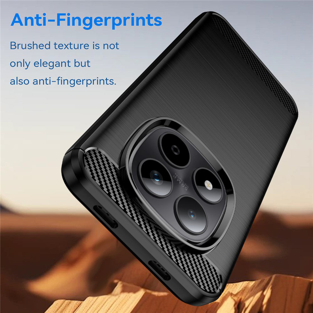 Puzdro pre Xiaomi Poco M8 Pro / Redmi Note 15 Pro+ 5G, Techsuit, Carbon, Čierne