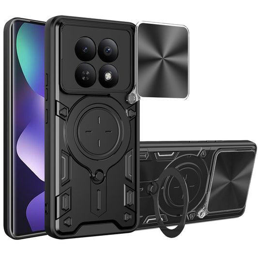 Puzdro pre Xiaomi Poco M8 / Redmi Note 15 5G / Note 15 4G, Techsuit, CamGuard Pro, Čierne