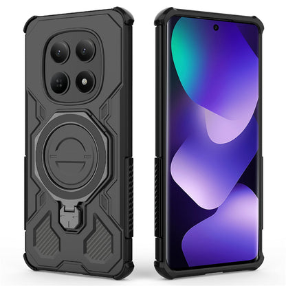 Puzdro pre Xiaomi Poco M8 / Redmi Note 15 5G, Techsuit, Carbon Shield Pro, Biela