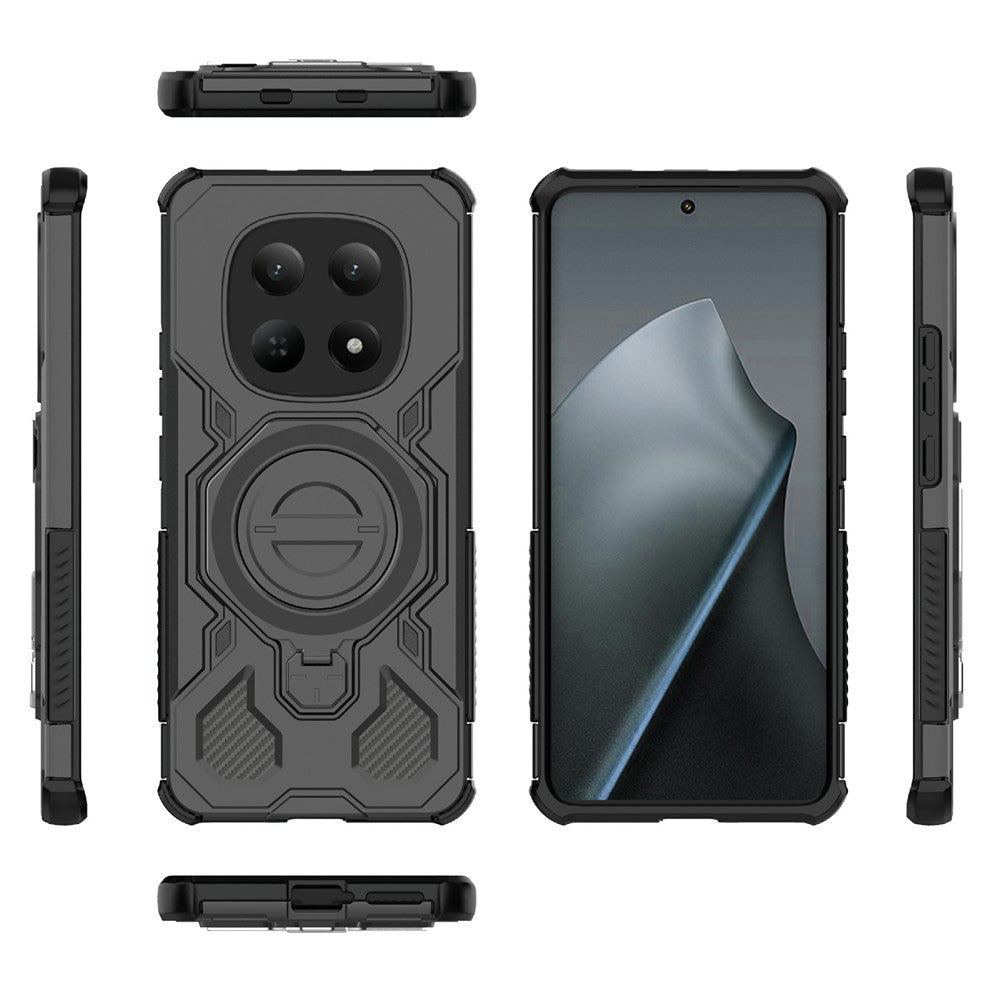 Puzdro pre Xiaomi Poco M8 / Redmi Note 15 5G, Techsuit, Carbon Shield Pro, Biela