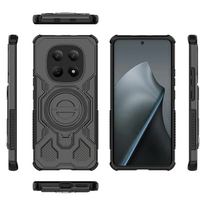 Puzdro pre Xiaomi Poco M8 / Redmi Note 15 5G, Techsuit, Carbon Shield Pro, Biela