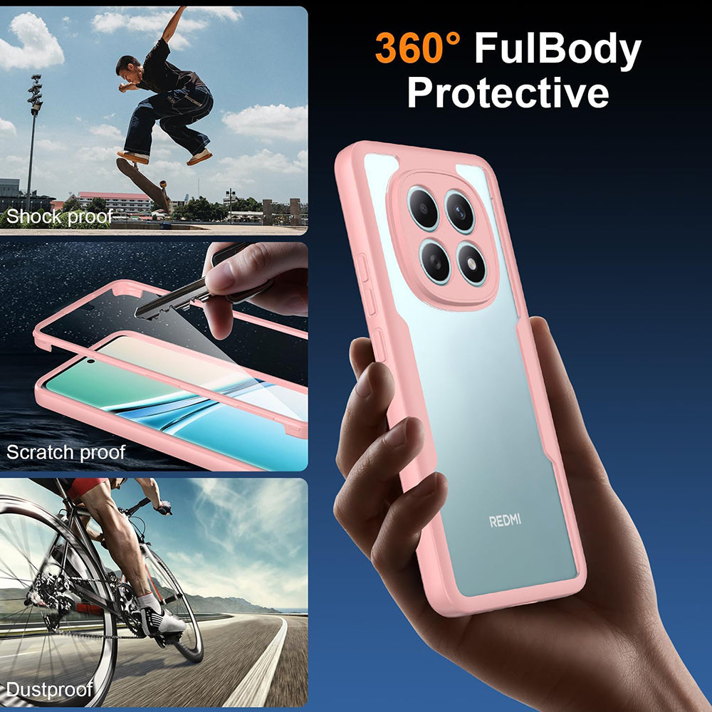 Puzdro pre Xiaomi Poco M8 / Redmi Note 15 5G, Techsuit, ColorVerse 360, Ružové