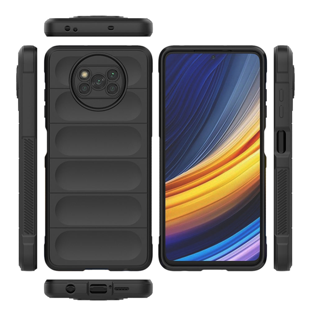 Puzdro pre Xiaomi Poco X3 Pro / X3 NFC / X3, Techsuit, Magic Shield, Čierna