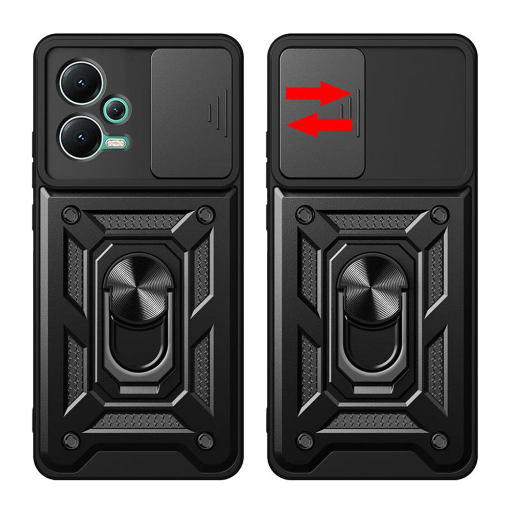 Puzdro pre Xiaomi Poco X5 / Note 12 5G, Techsuit, CamShield, Čierne