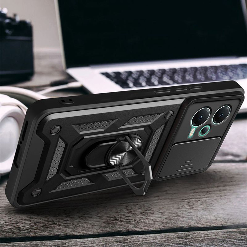 Puzdro pre Xiaomi Poco X5 / Note 12 5G, Techsuit, CamShield, Čierne